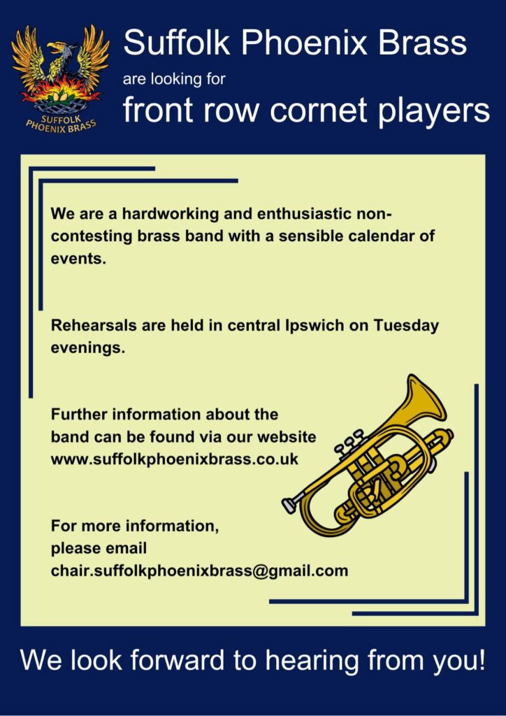 Front row cornet players